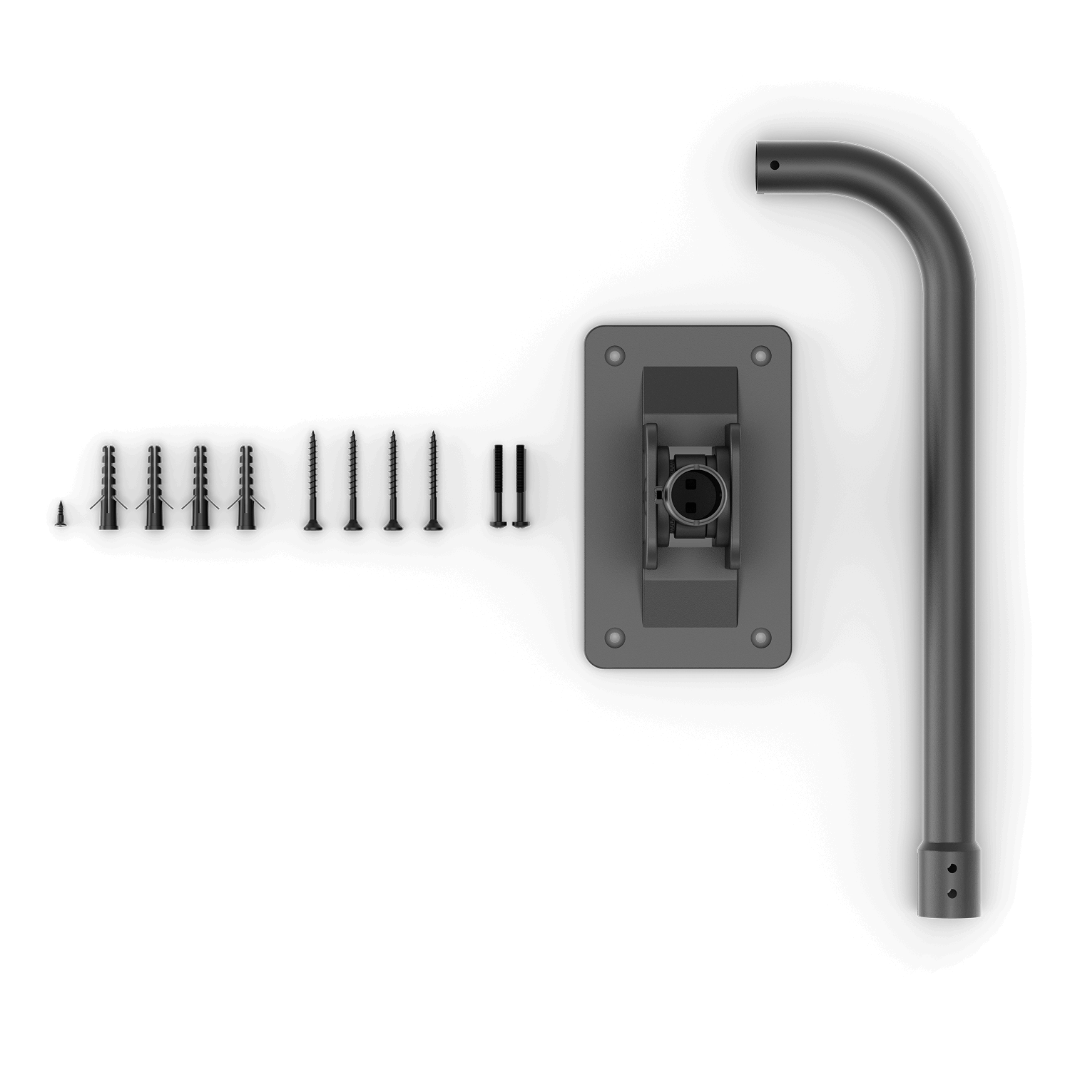 Navimow i105E robot lawn mower antenna wall mount bracket kit