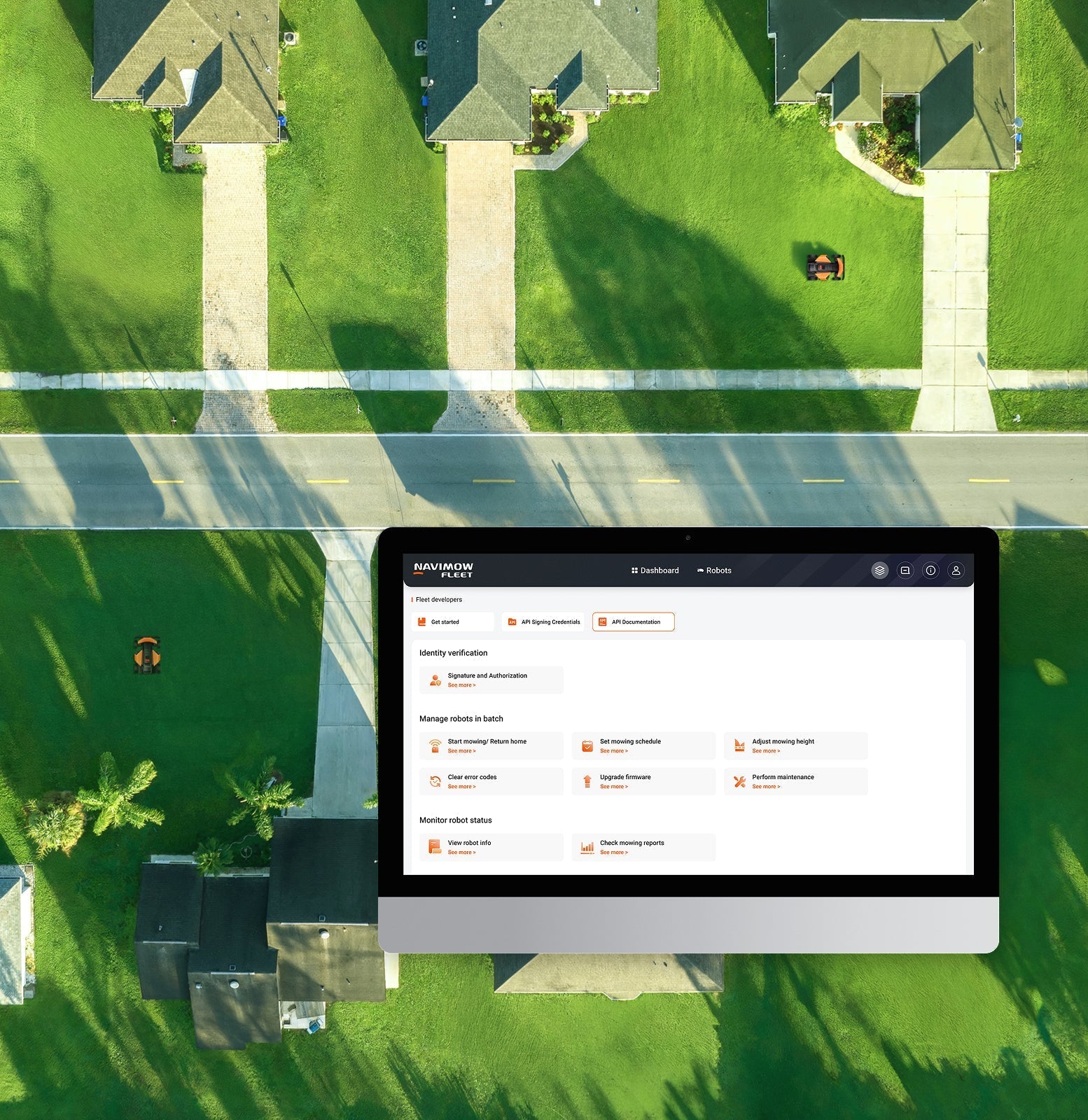 Navimow Fleet robot lawn mower