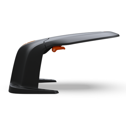 Navimow i Series robot lawn mower garage protects from rain.