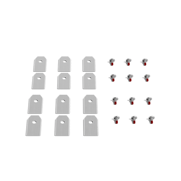 Navimow i Series robot lawn mower replacement blades and screws.