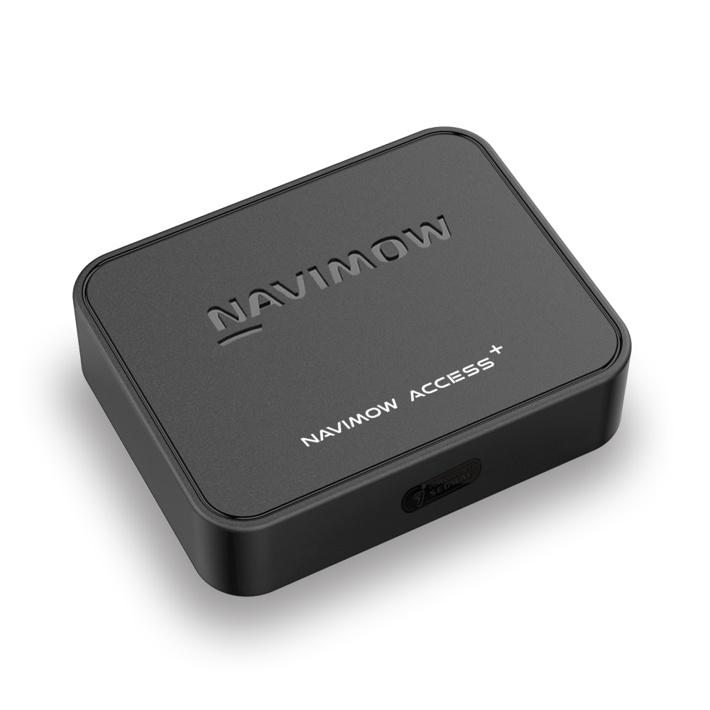 Navimow Access+ robot lawn mower module on a white background.