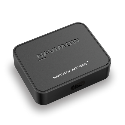 Navimow Access+ robot lawn mower module on a white background.