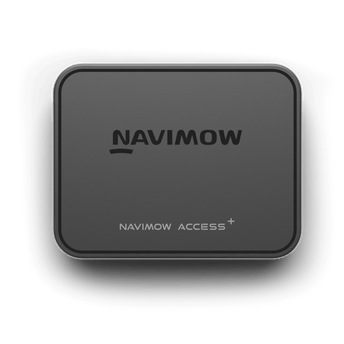 Navimow Access+ robot lawn mower is for a green lawn.