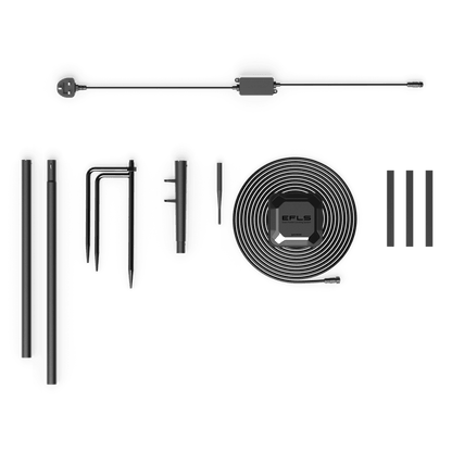 Navimow i105E robot lawn mower antenna kit with its accessories.